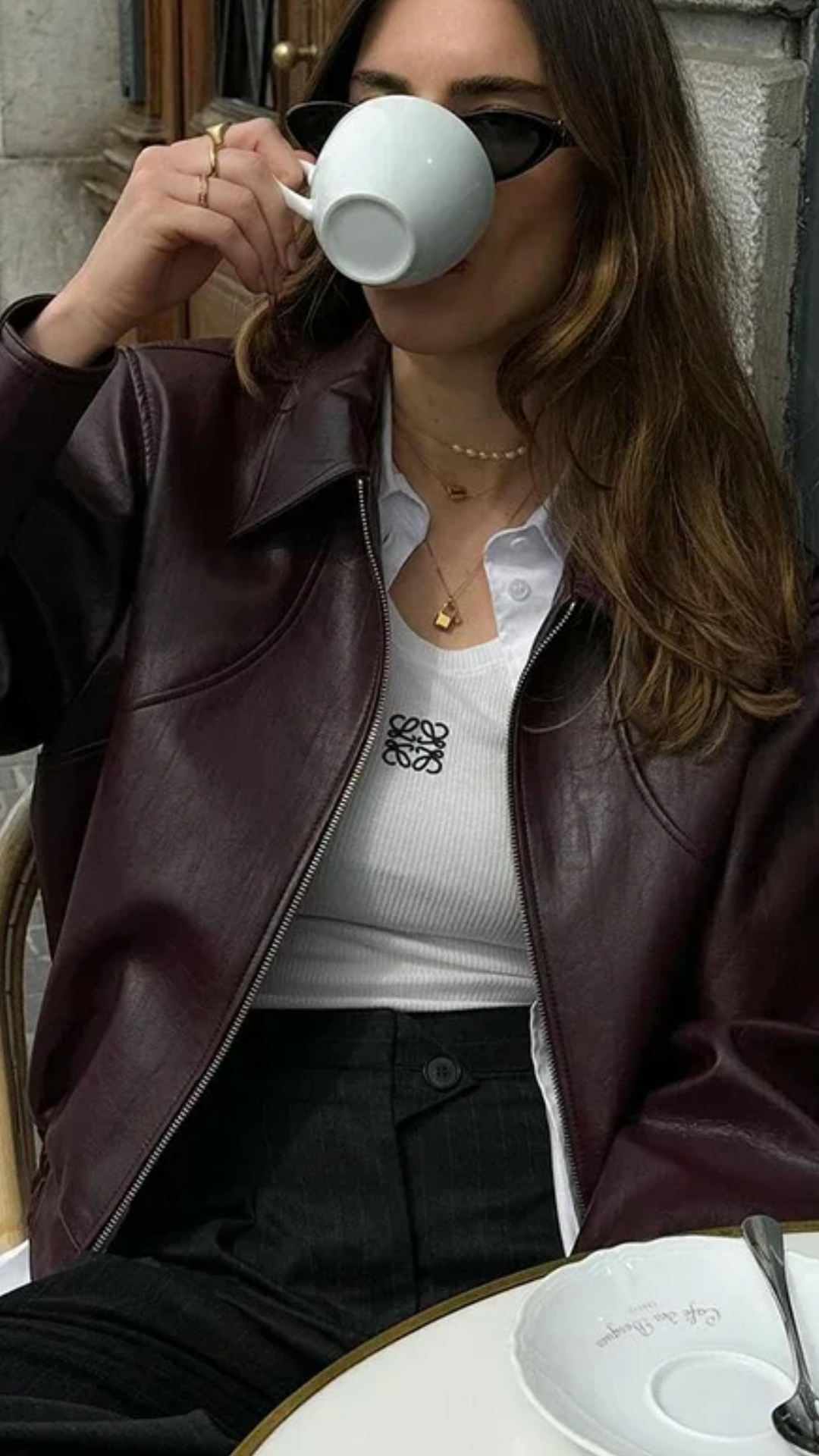 Delia Faux Leather Jacket