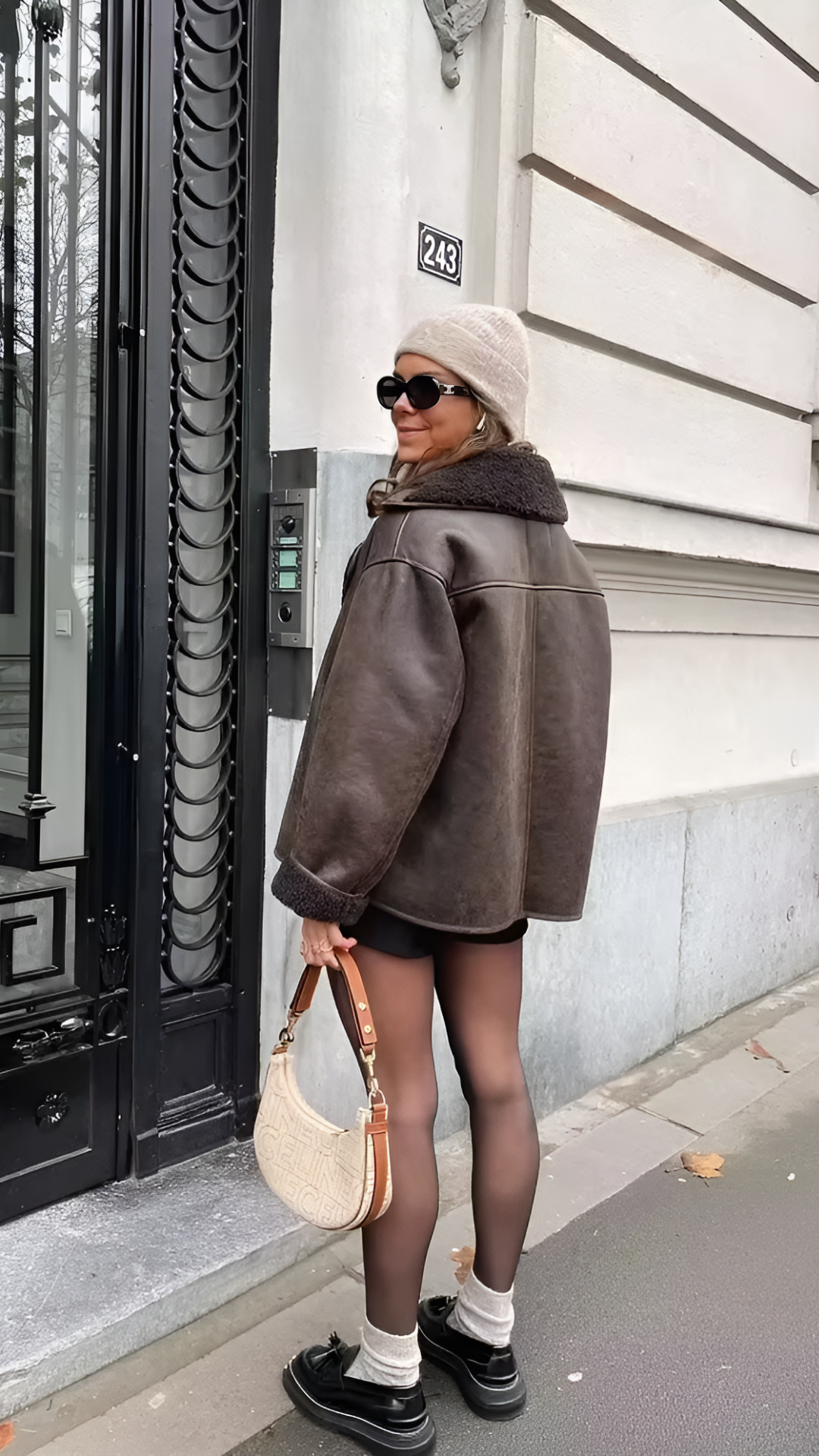 Daphne Faux Leather Jacket