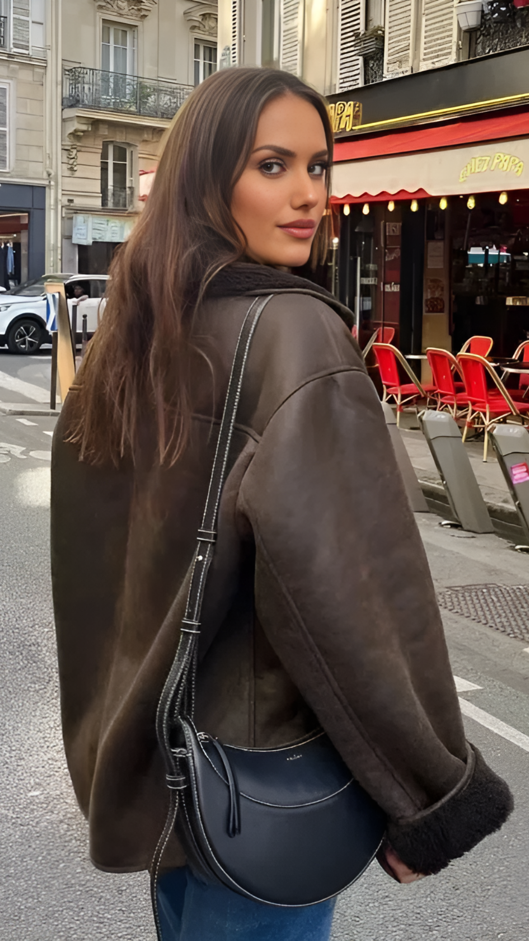Daphne Faux Leather Jacket