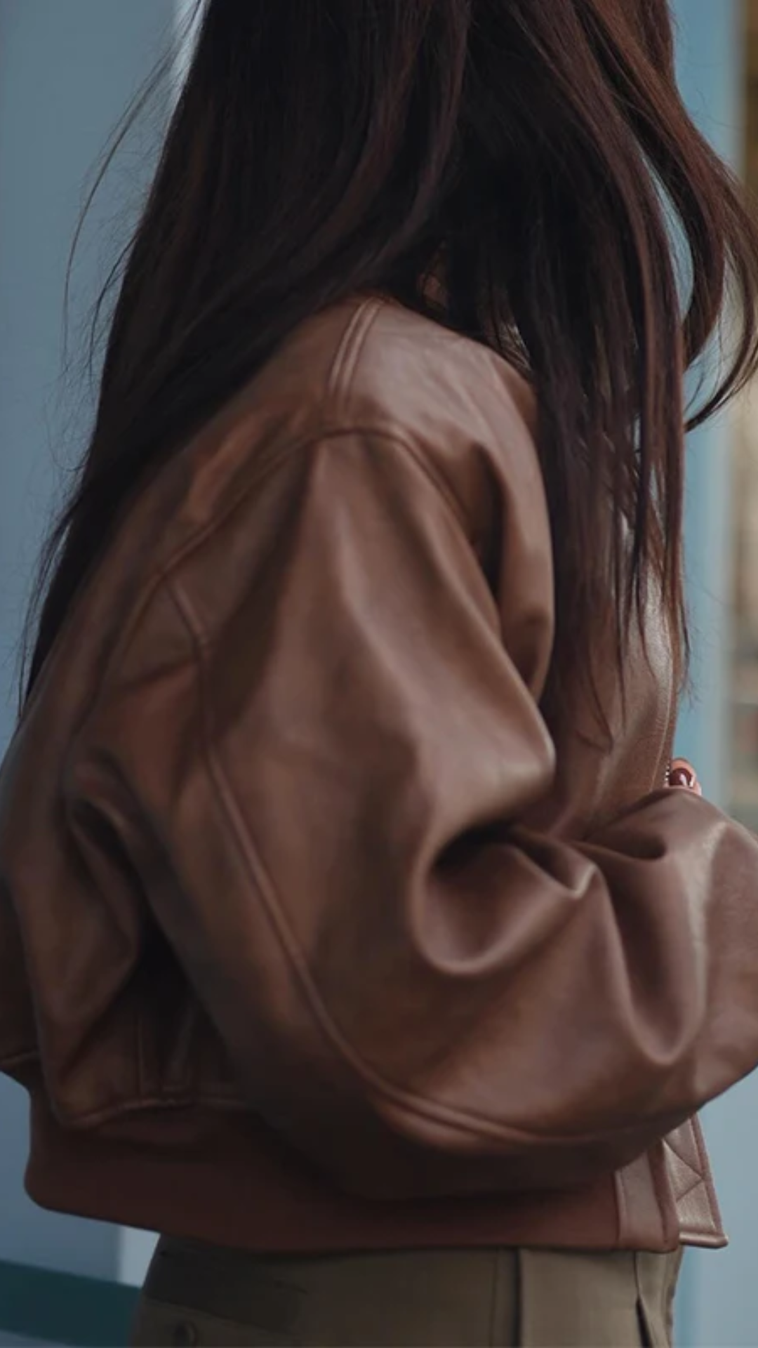 Gracie Faux Leather Jacket
