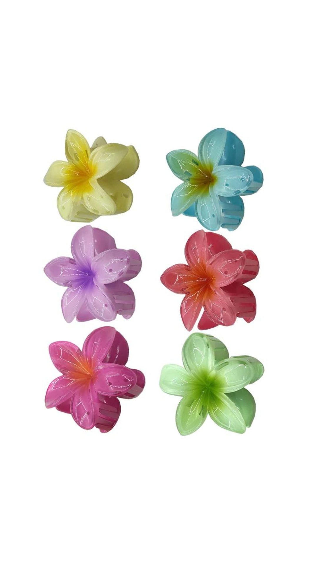 Flower Hair Claw Clip