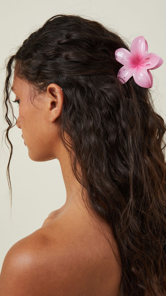 Flower Hair Claw Clip