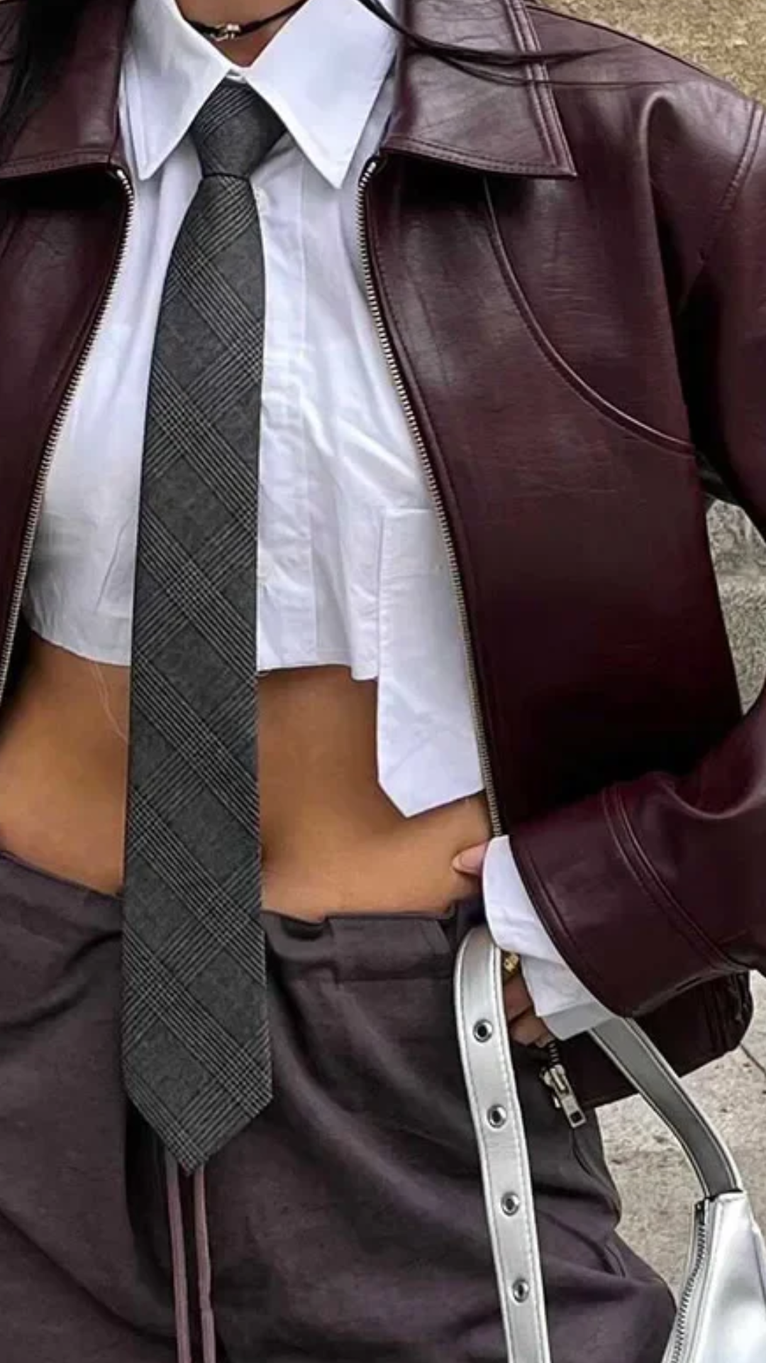 Delia Faux Leather Jacket