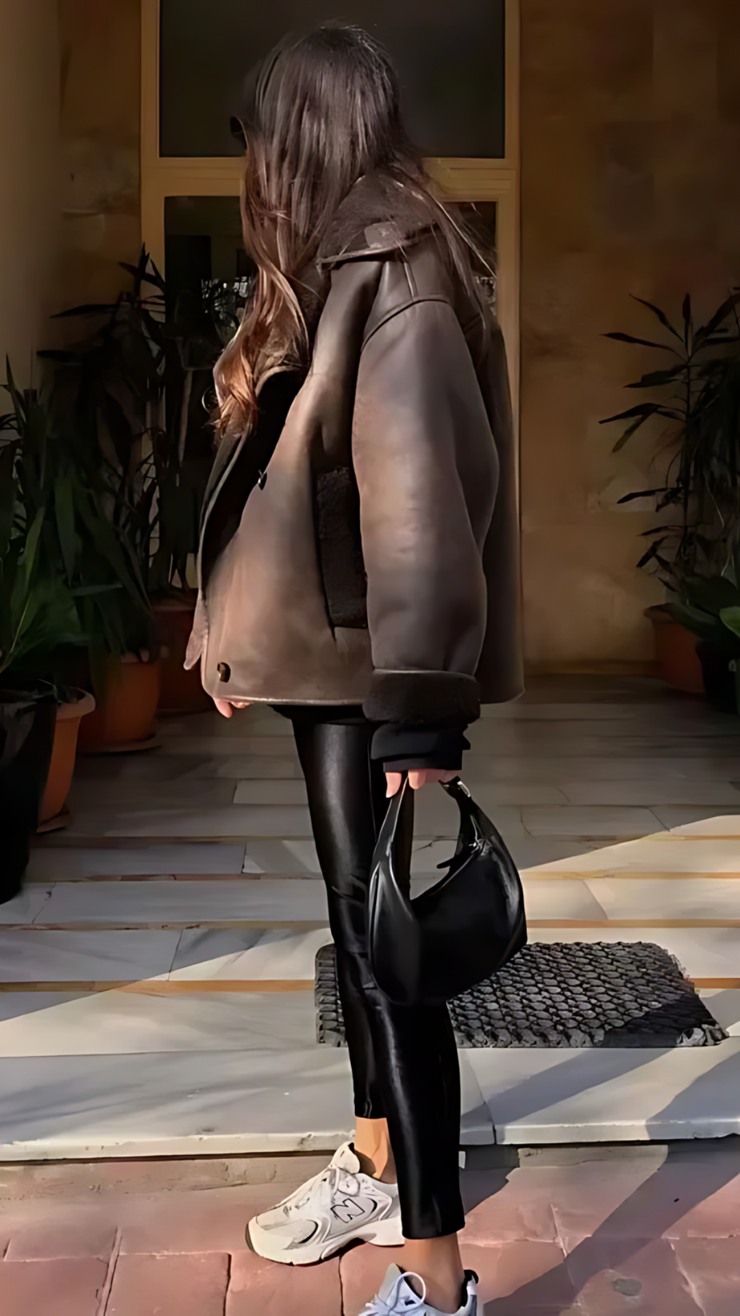 Daphne Faux Leather Jacket