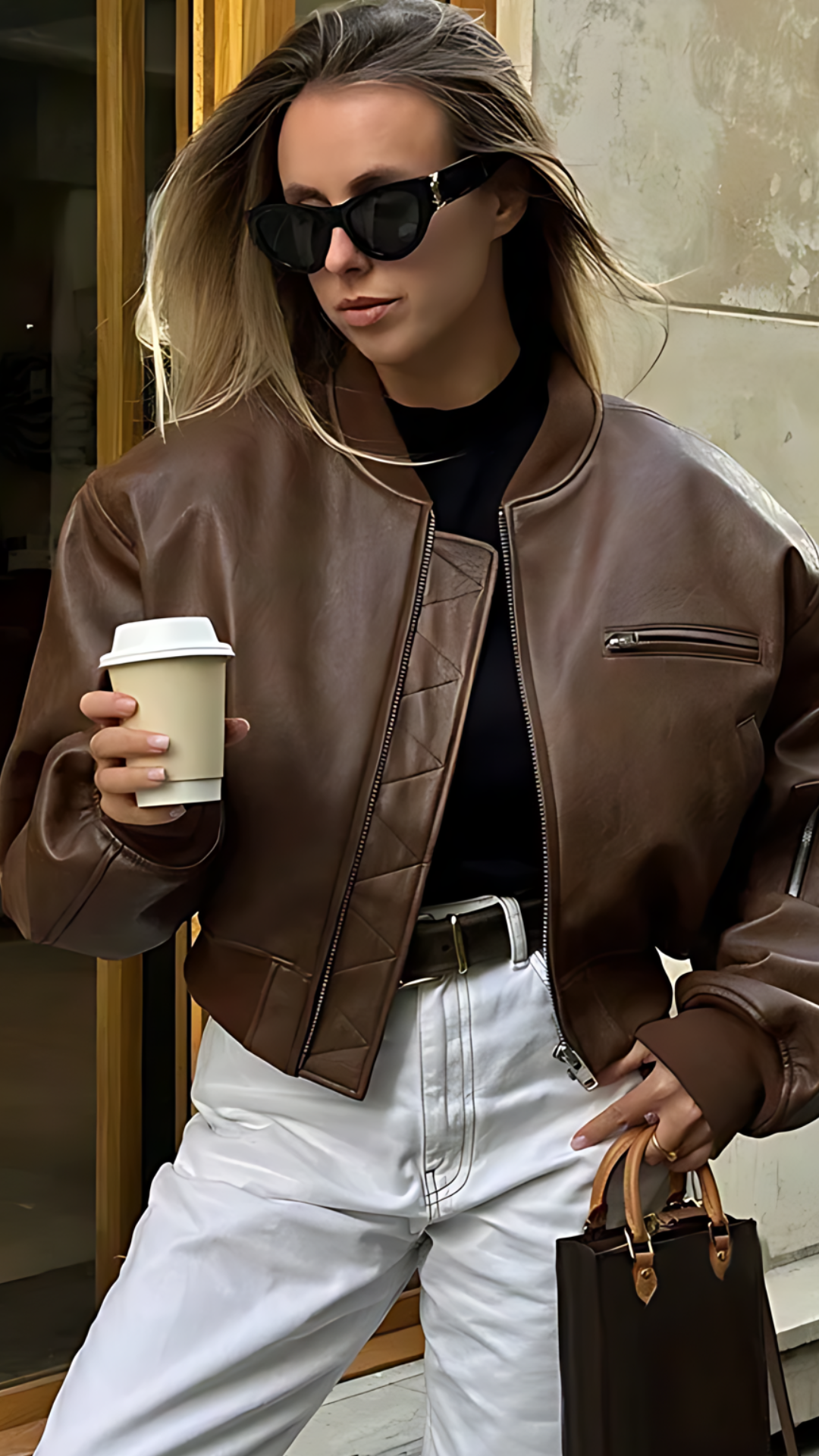 Gracie Faux Leather Jacket